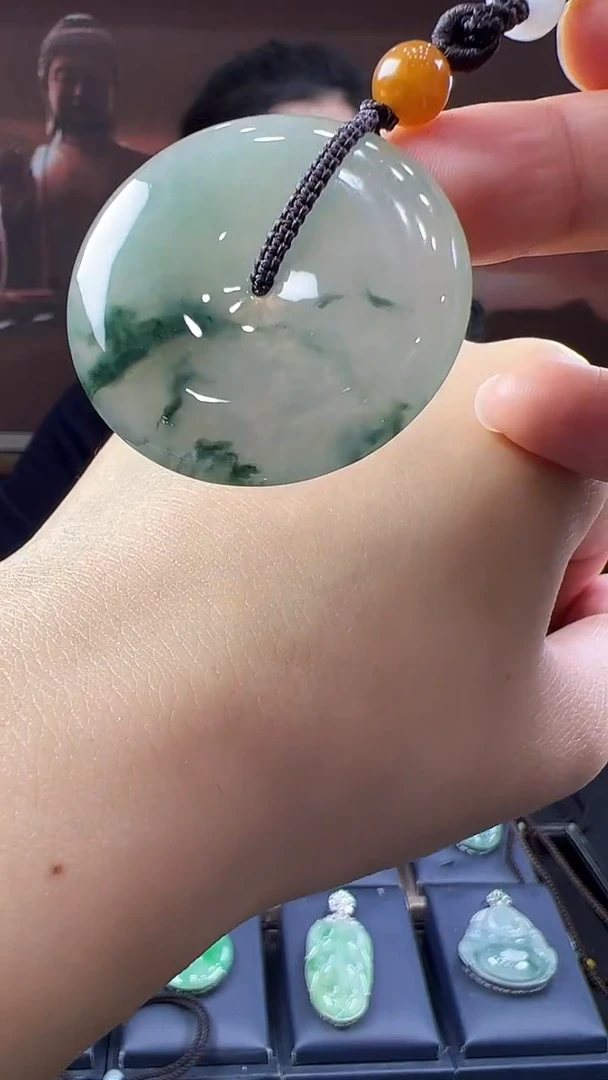 未镶嵌挂件翡翠平安扣