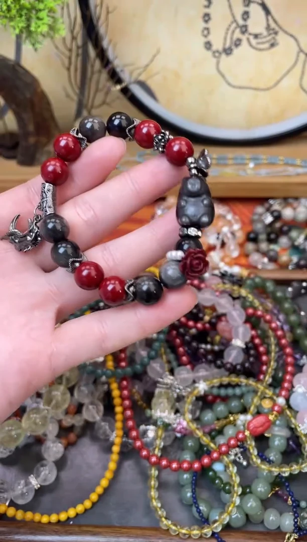 【闪购商品】黑曜岩手饰未镶嵌314