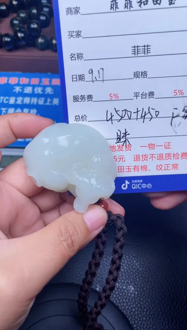 颈饰未镶嵌和田玉F31