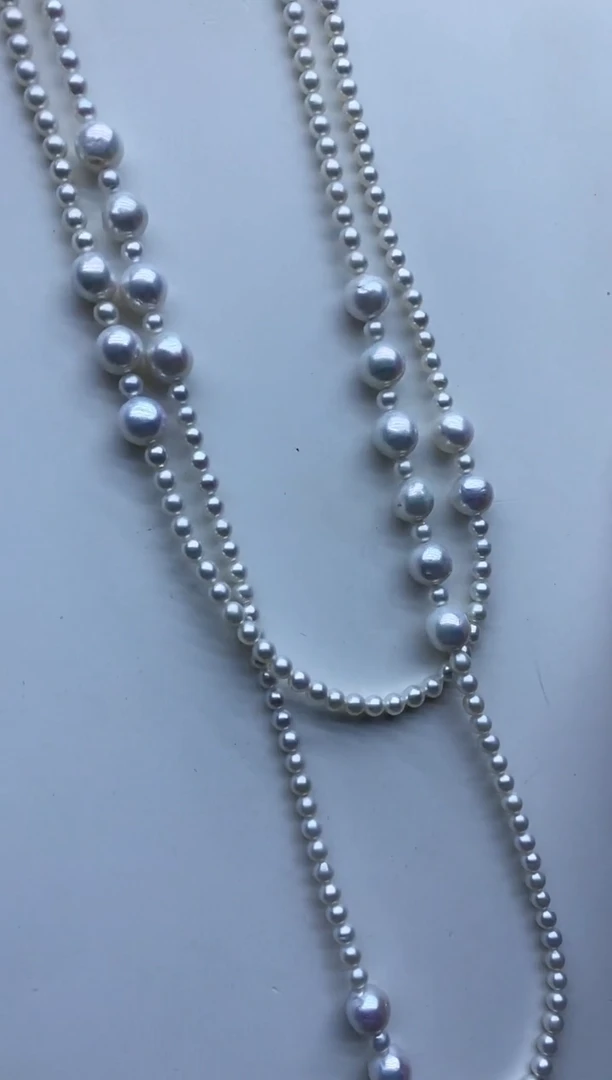 项链未镶嵌淡水珍珠项链多样性发其一