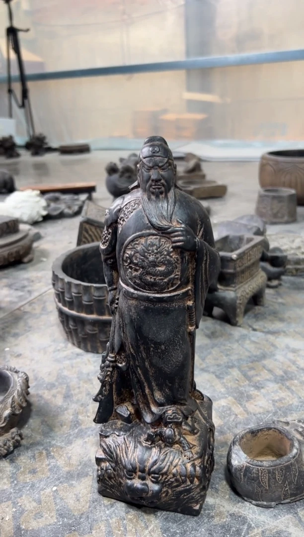 陶土【火山泥】忠义之踏关公