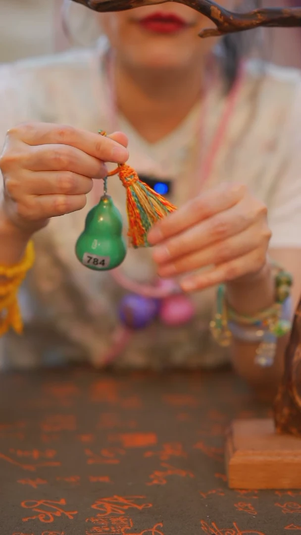 784非遗漆手艺工天然葫芦文玩福禄