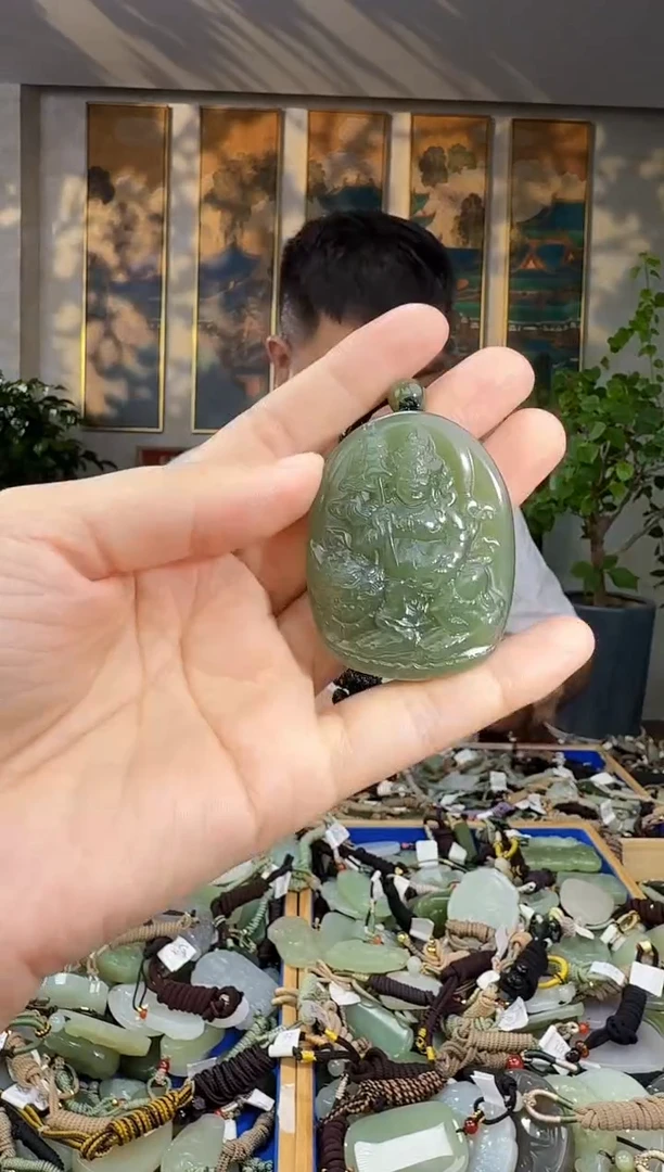 未镶嵌和田玉挂件拍一发一