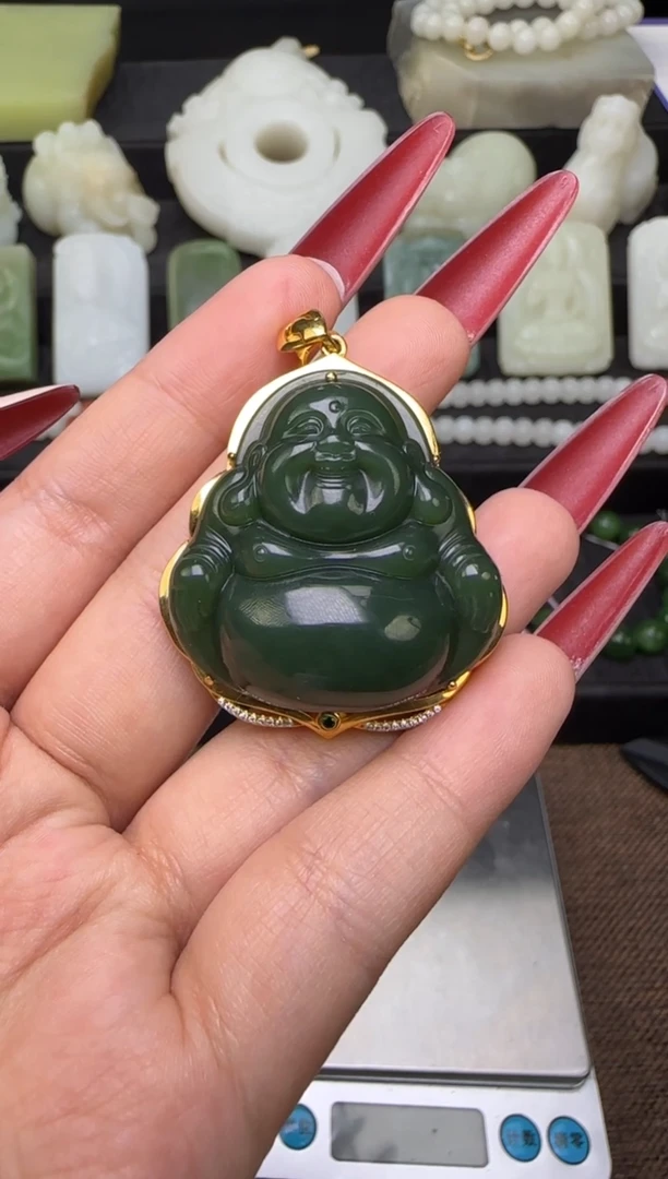 吊坠(不含链)未镶嵌和田玉吊坠