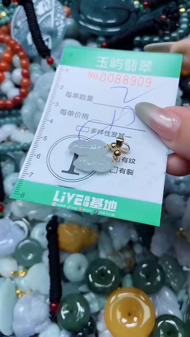 【闪购商品】翡翠颈饰未镶嵌闪购0088909多样性发其一