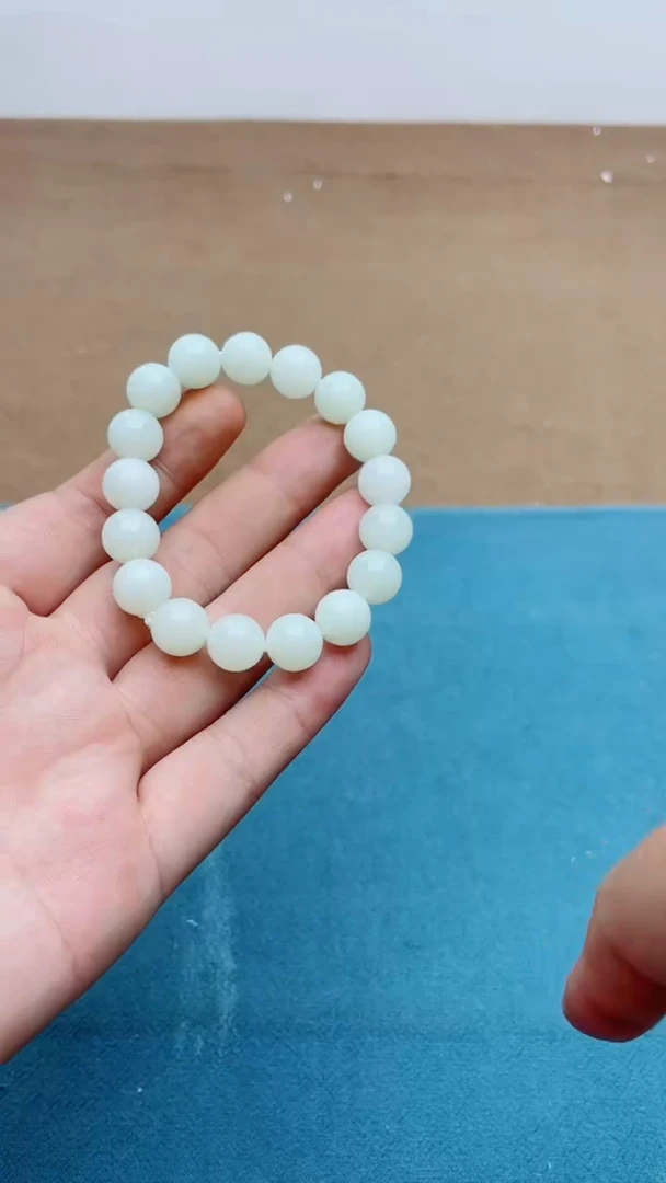 手串未镶嵌和田玉白玉