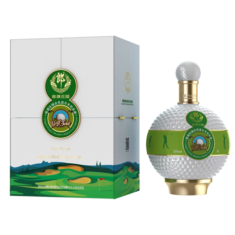 郎酒高尔夫郎酒53度酱香型白酒 53度 1000mL 1瓶