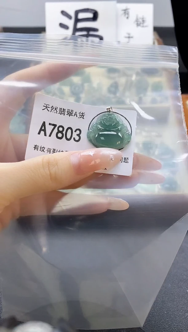 吊坠(赠链)未镶嵌翡翠天然翡翠A货