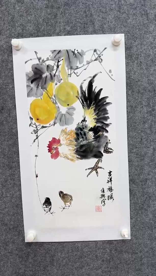 国画ST-ZFX老师绘画作品