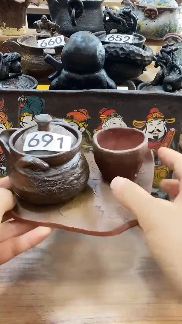 卷*仔爱砂陶艺手工制作