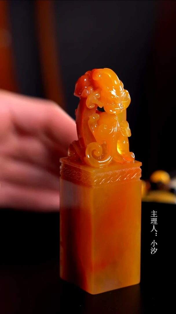 寿山石烈***?寿山石杜陵印章