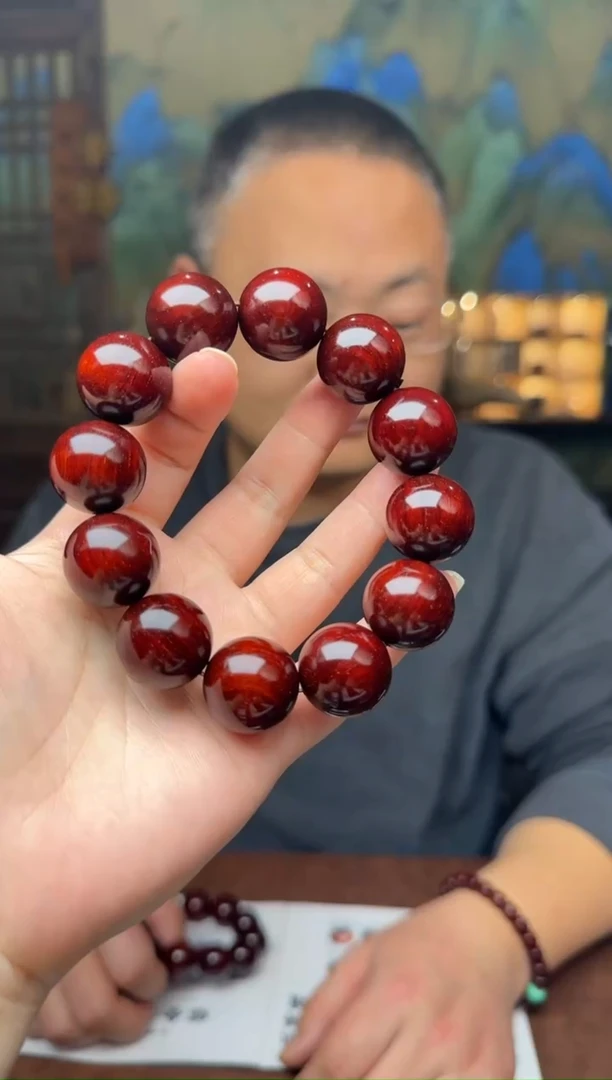 【闪购商品】小叶紫檀手串/手链2.0*12颗金星泥料初包浆