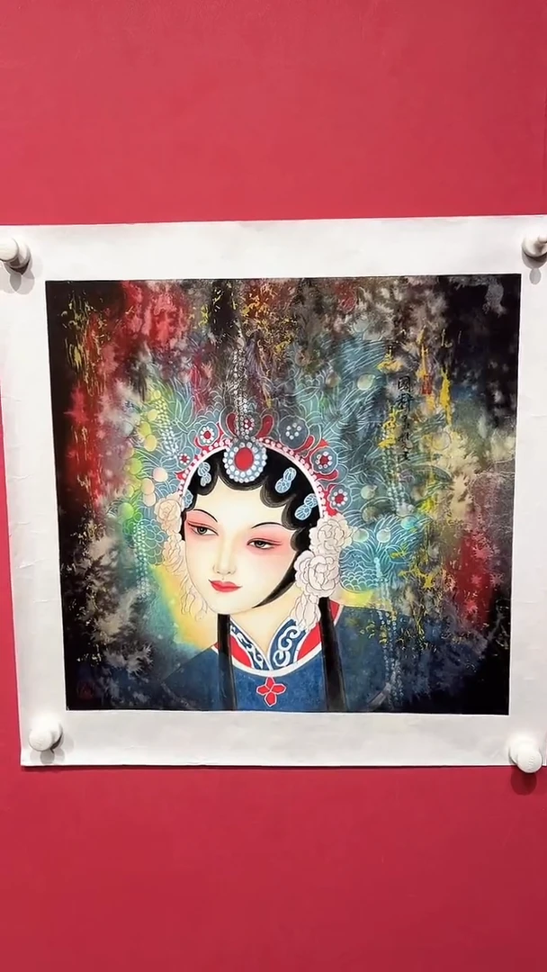 国画郑雅文-2平尺-国画