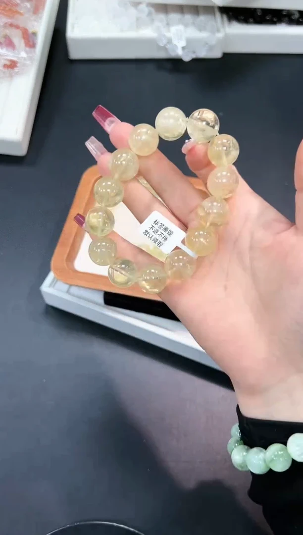 【闪购商品】水晶手串未镶嵌34a多样性发其一/1条默认微瑕