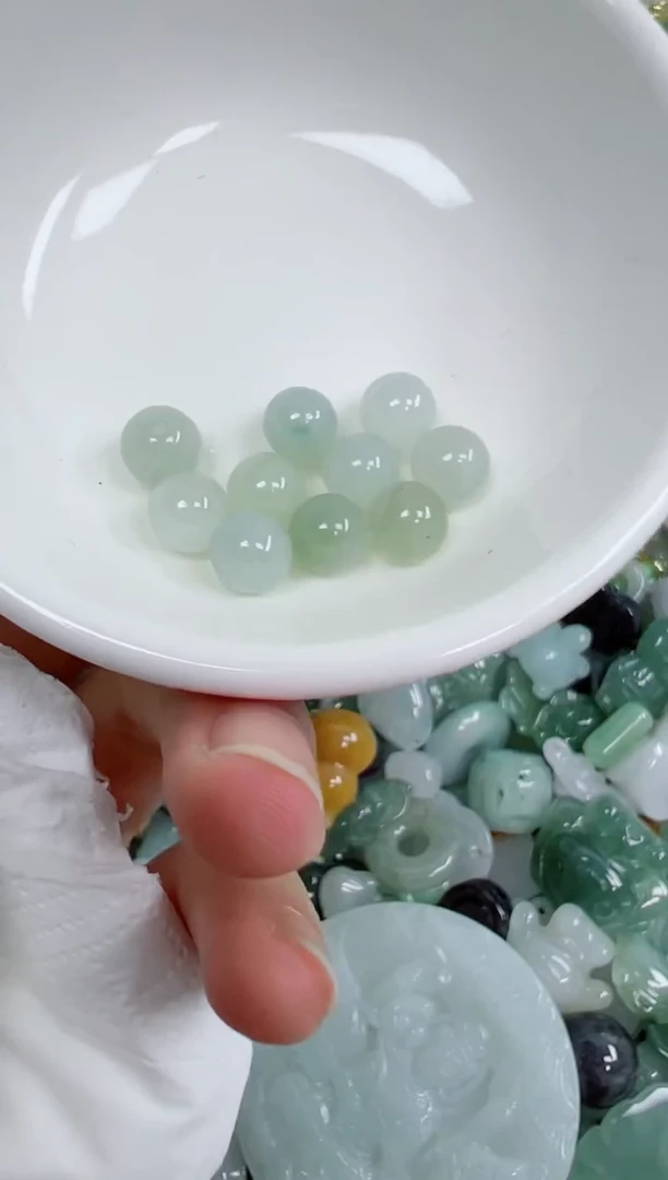 散珠翡翠227号链接，A货翡翠