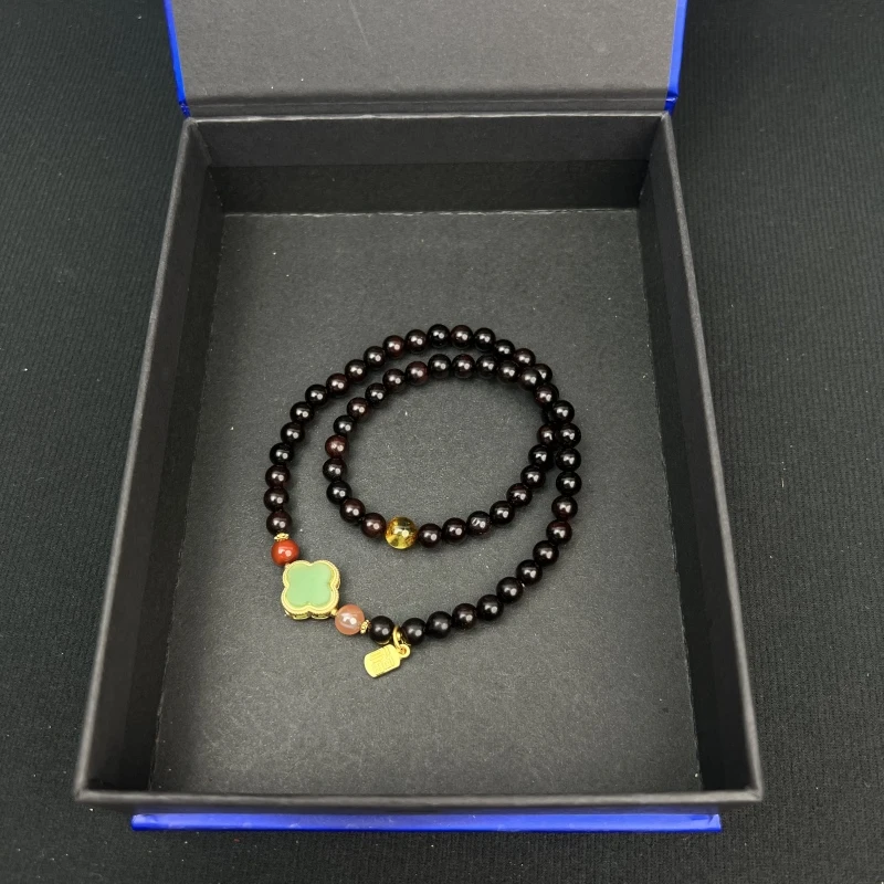 小叶紫檀手串双圈-LQ237