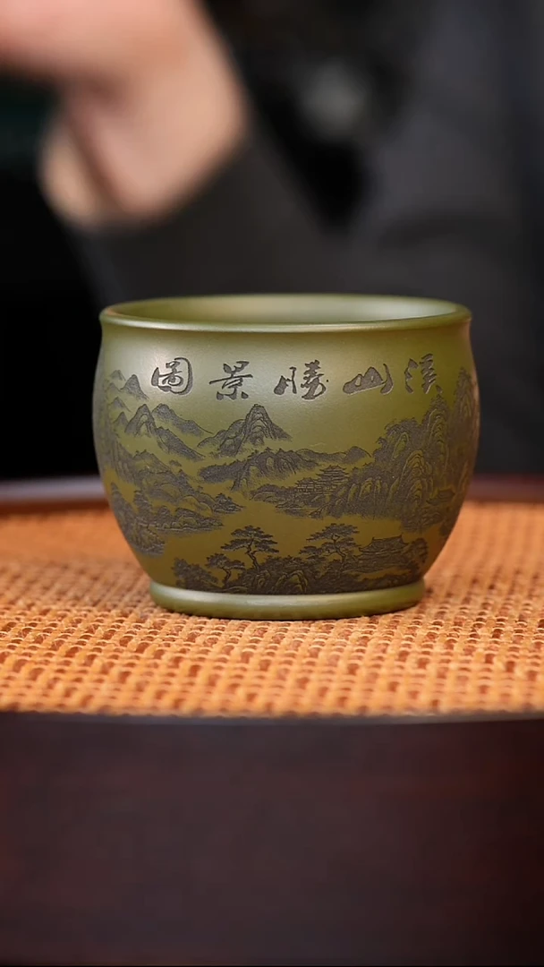 茶杯紫砂宜兴全手工原矿紫砂杯