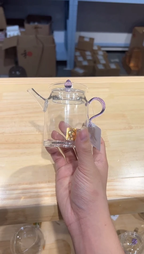 禾器-修贤壶-浅紫色+茶垫