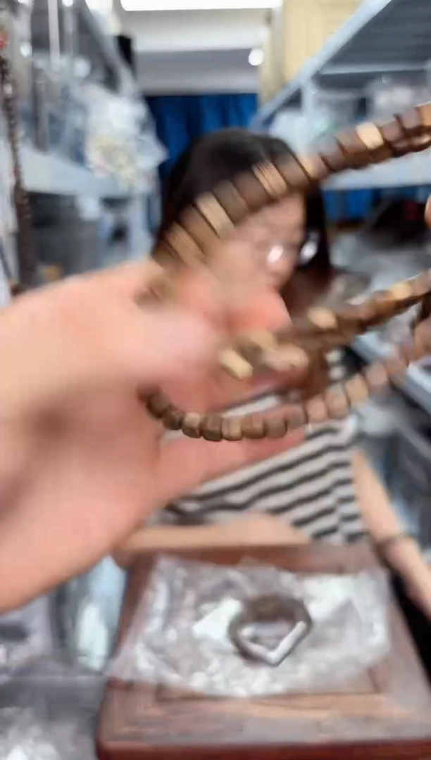 木香香木方珠多圈手串