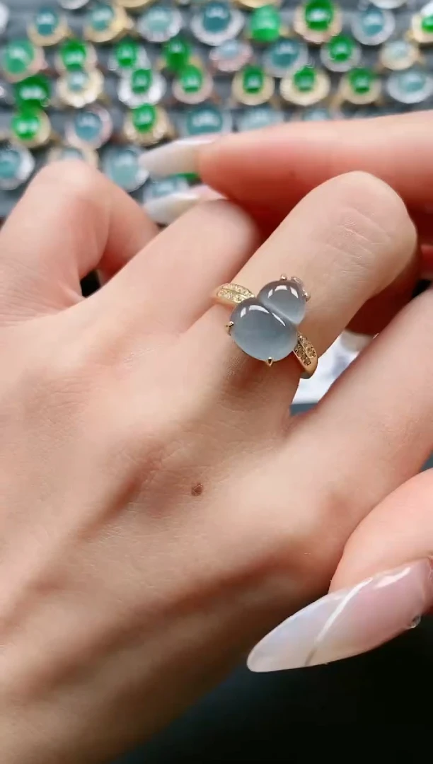 【闪购商品】翡翠戒指银S925镶嵌1111111