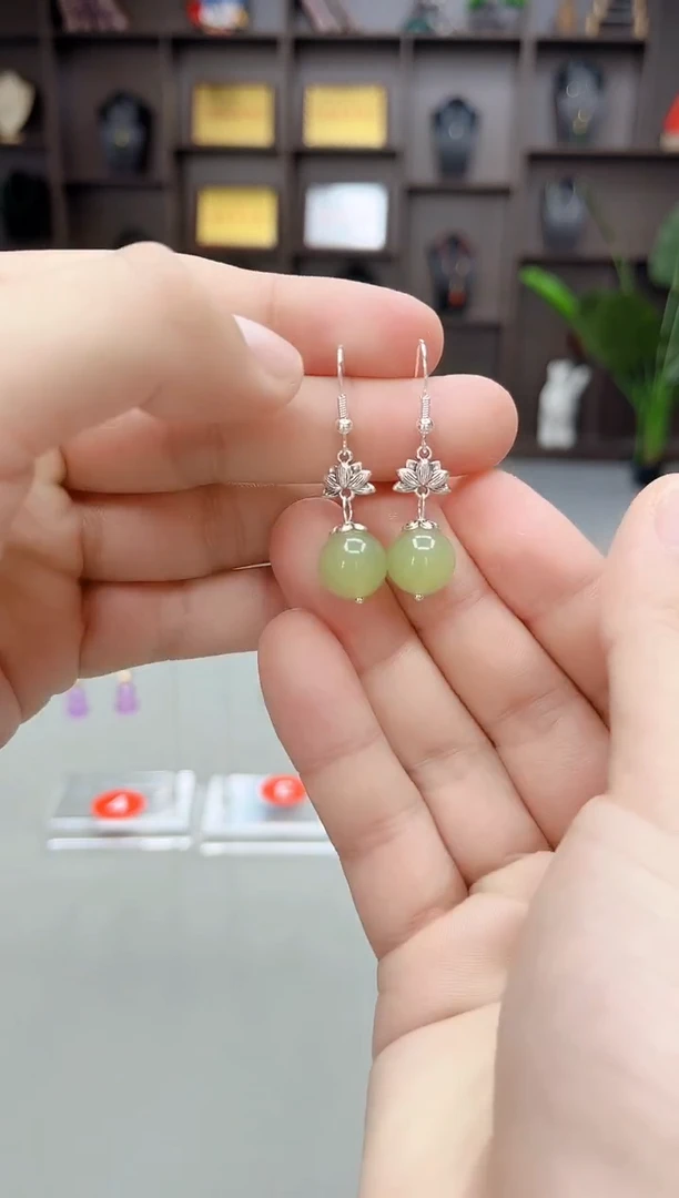 未镶嵌东陵石耳饰427000