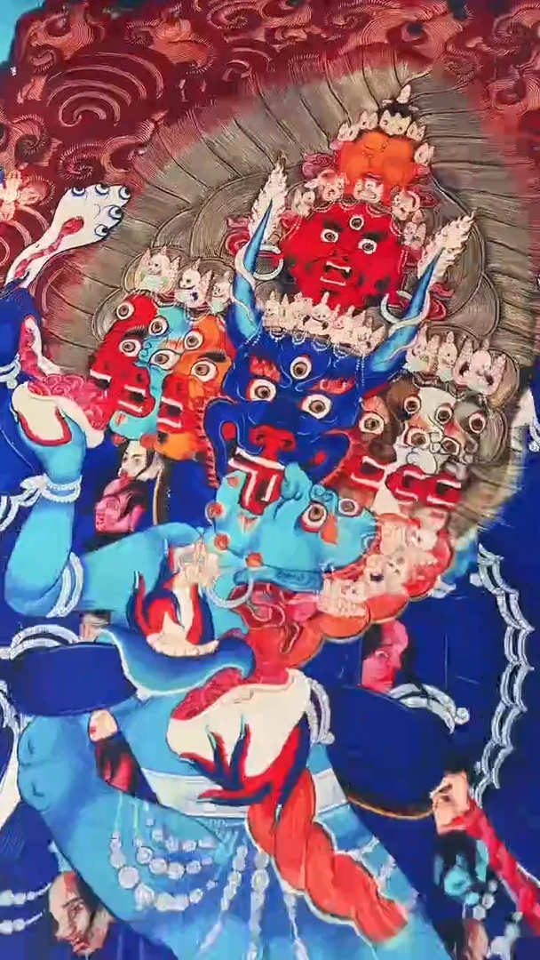 卷轴画藏式珍藏彩绘艺术馆52