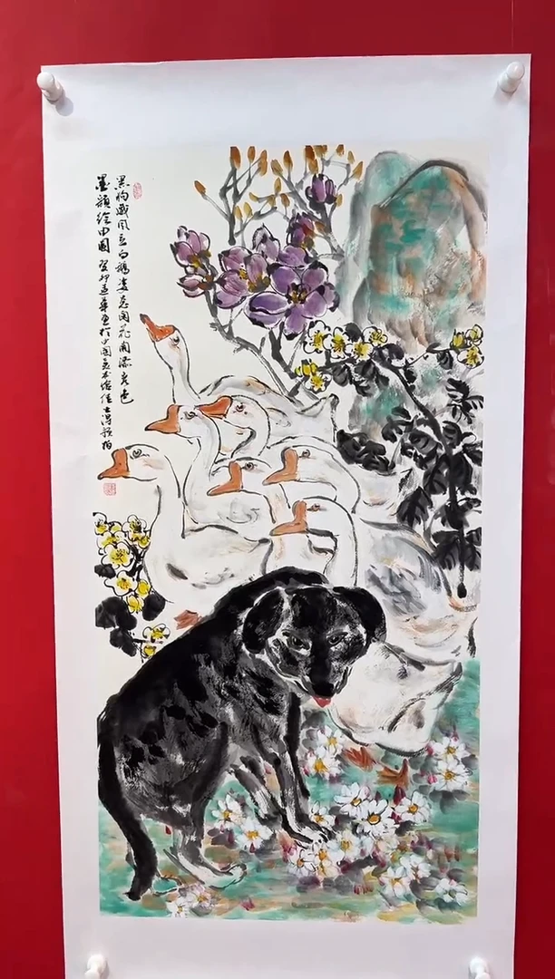 国画画家陆远华纯手绘原作