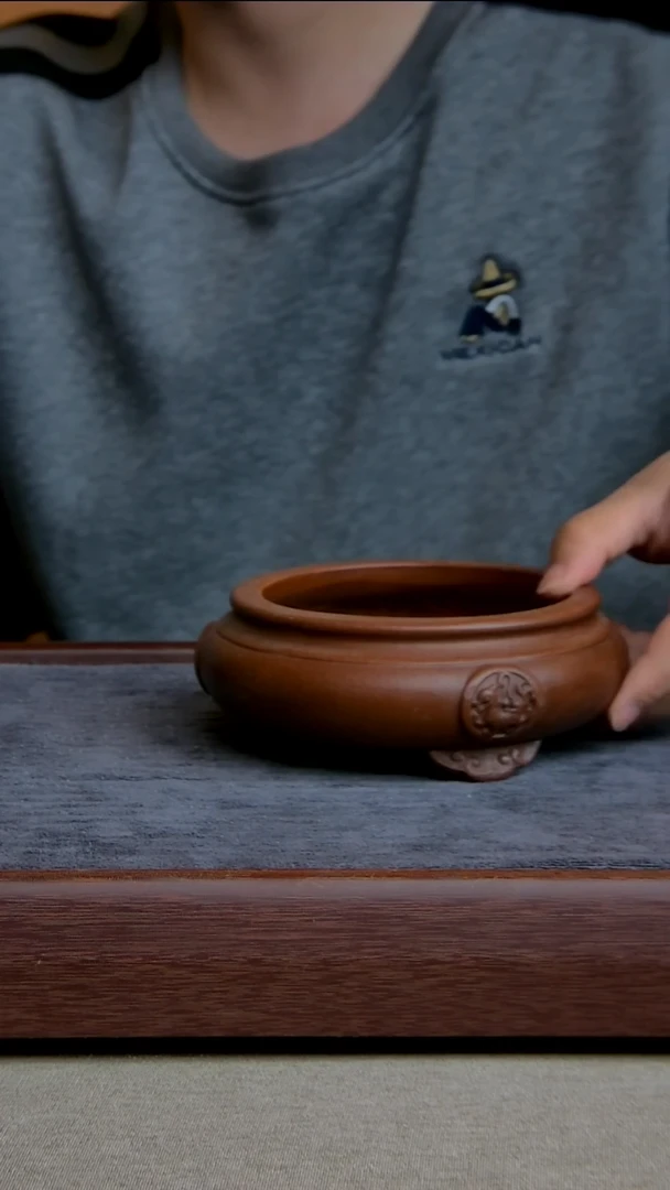 【闪购商品】紫砂花盆11.5*4内径尺寸