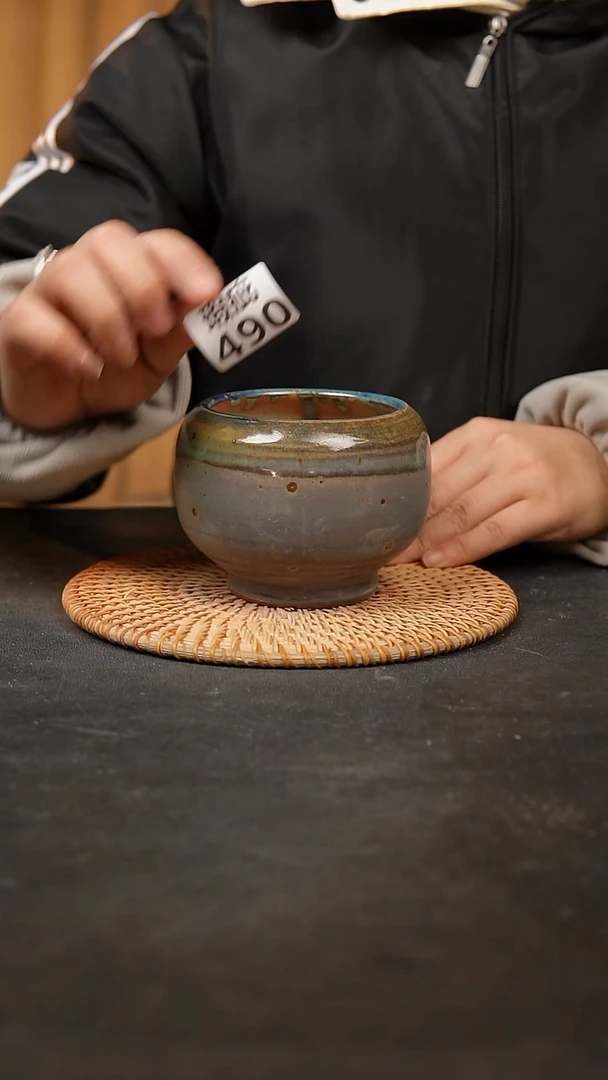 【闪购商品】瓷片泥泥手工花盆口