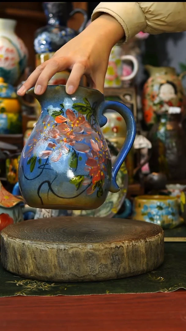 陶瓷90景德镇手工手绘釉下彩陶瓷