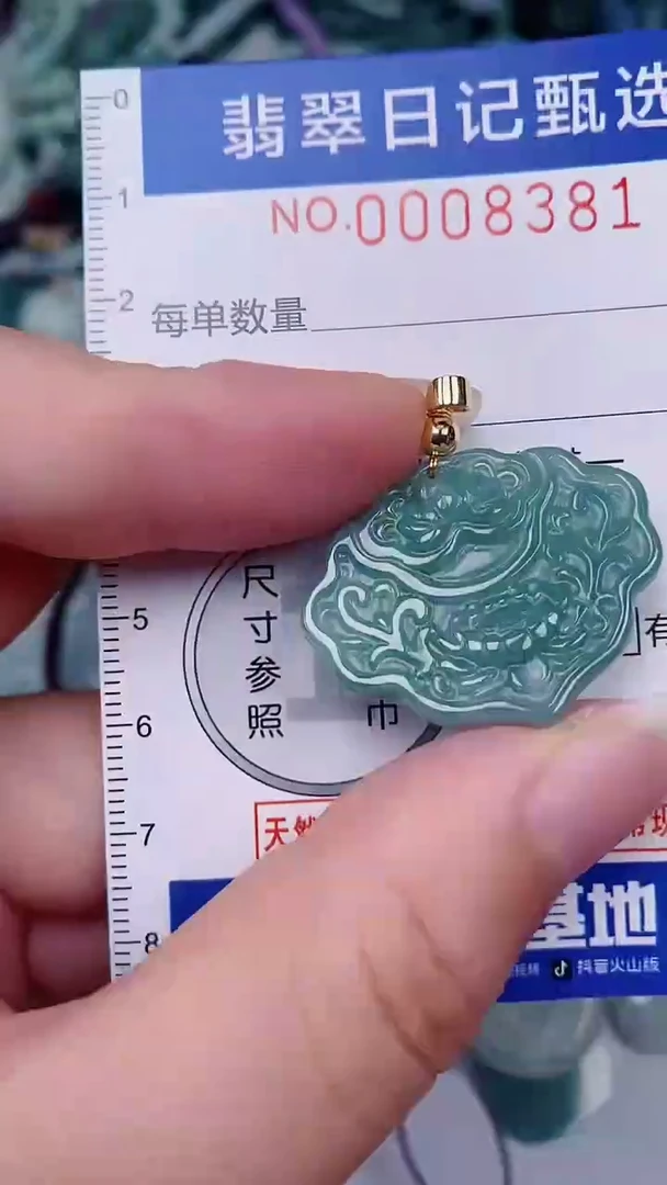 翡翠未镶嵌颈饰00008381