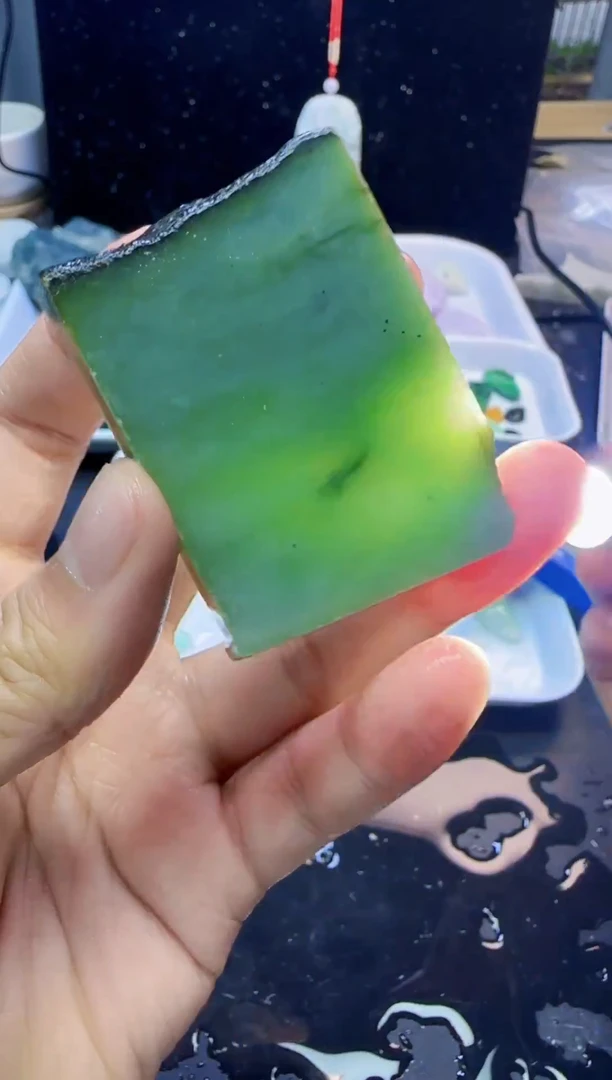 颈饰未镶嵌翡翠046天然A货翡翠