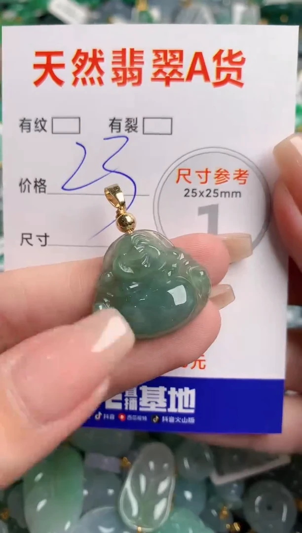 翡翠未镶嵌颈饰13007229