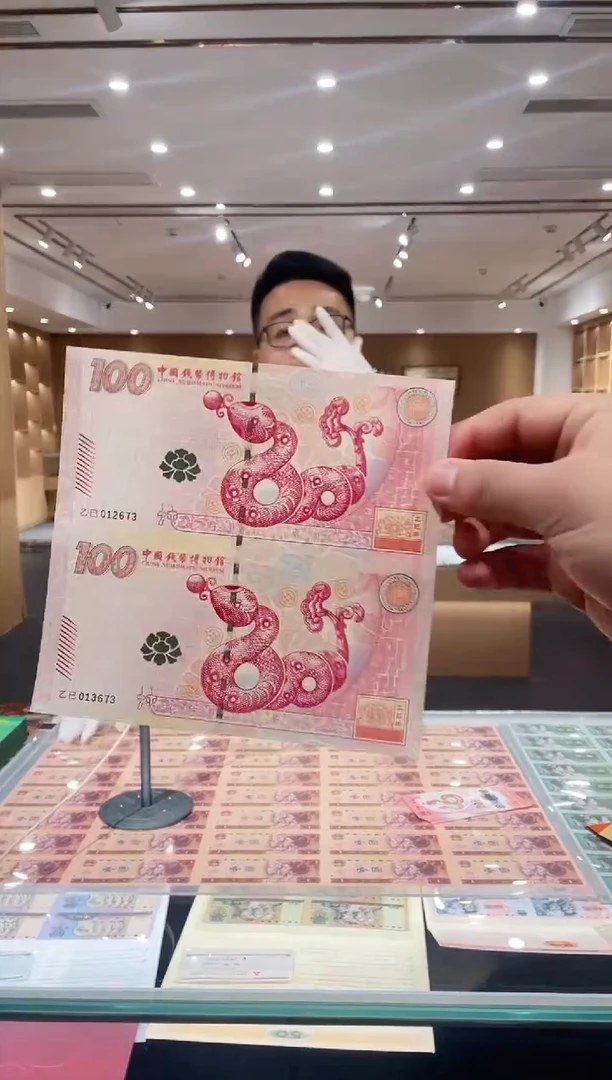 【闪购商品】纸蛇年纪念双连体。