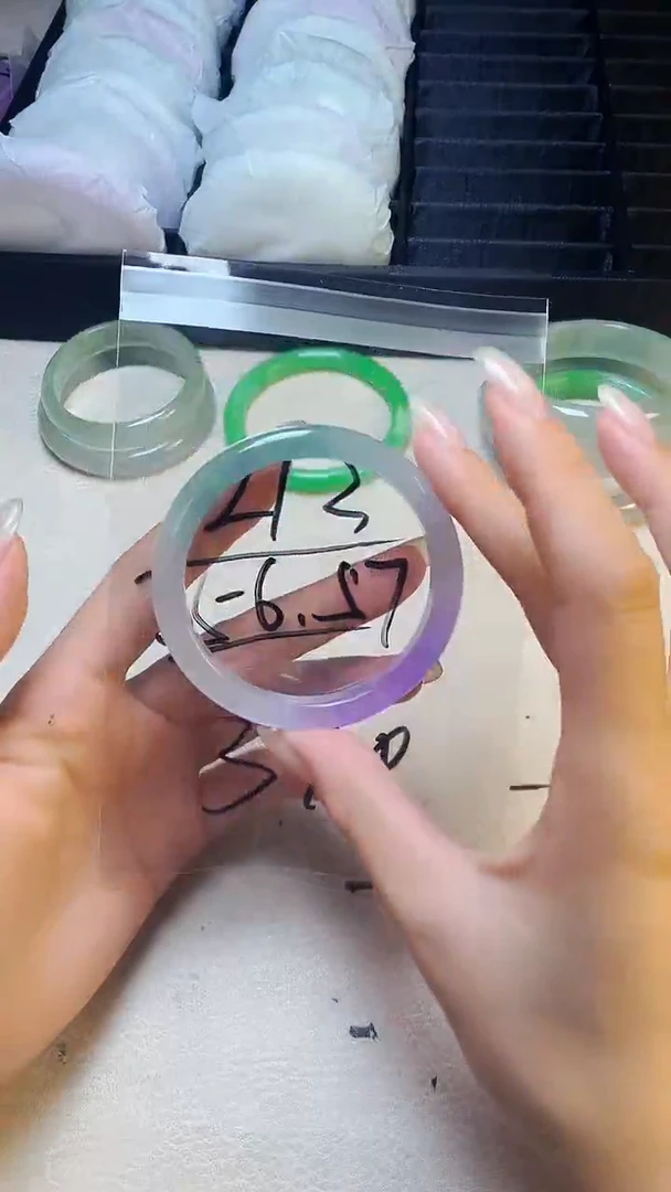 缅风美人翠手镯213