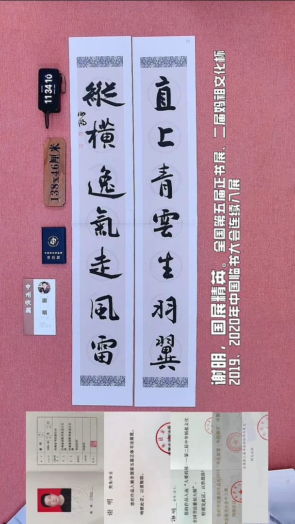 书法69          谢老师书法作品