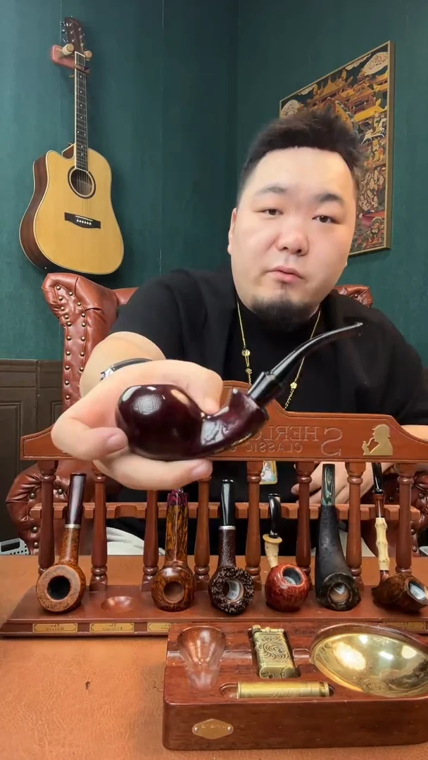 石楠木木雕款意大利进口石楠木烟斗