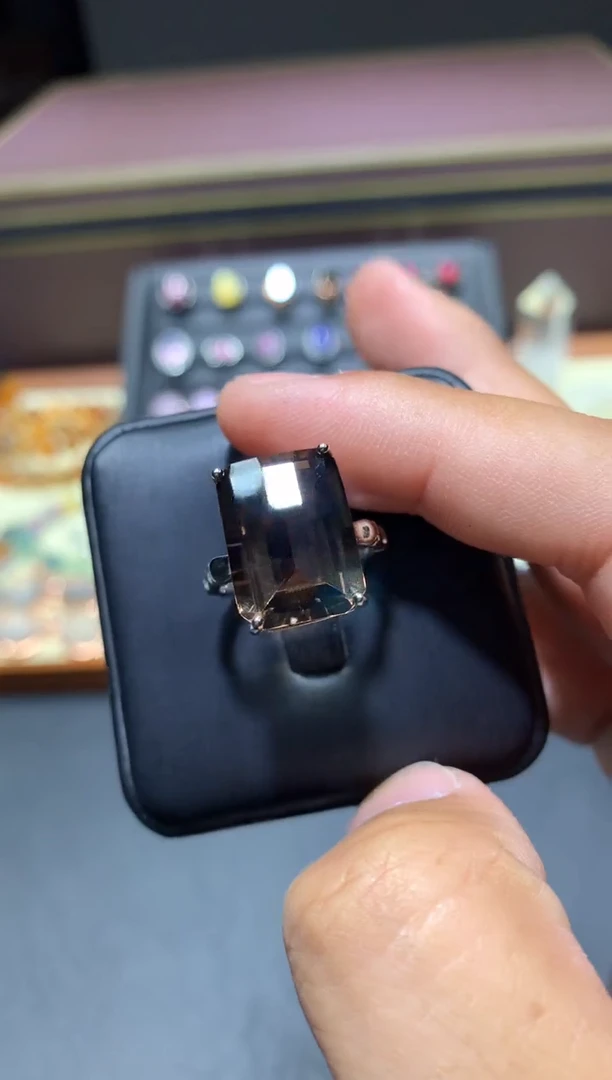 水晶戒指未镶嵌C13【所见即所得】