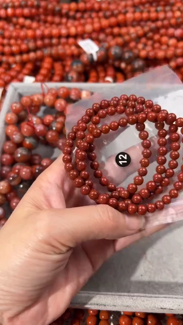南红玛瑙手串未镶嵌6