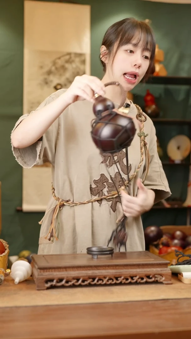 33号精品天然大漆酒葫芦一物一拍~