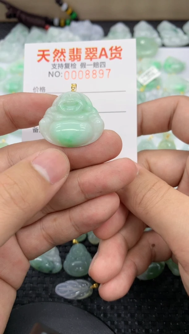 【闪购商品】翡翠颈饰18K金镶嵌11111111111