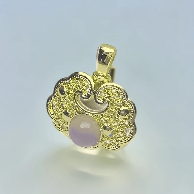 时尚 百搭 平安如意锁 吊坠-SYH-2B