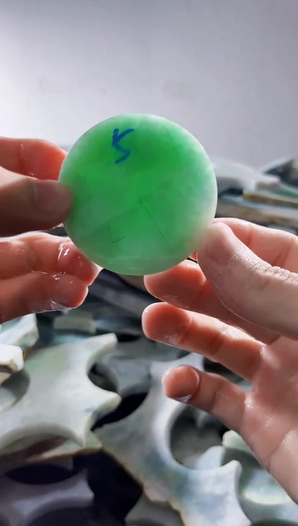 裸石翡翠缅甸翡翠A货文772