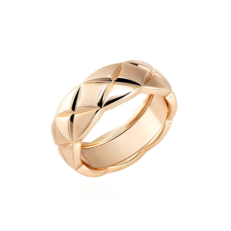 合金戒指 采文  水冰月光面中版戒指 ZH-D127