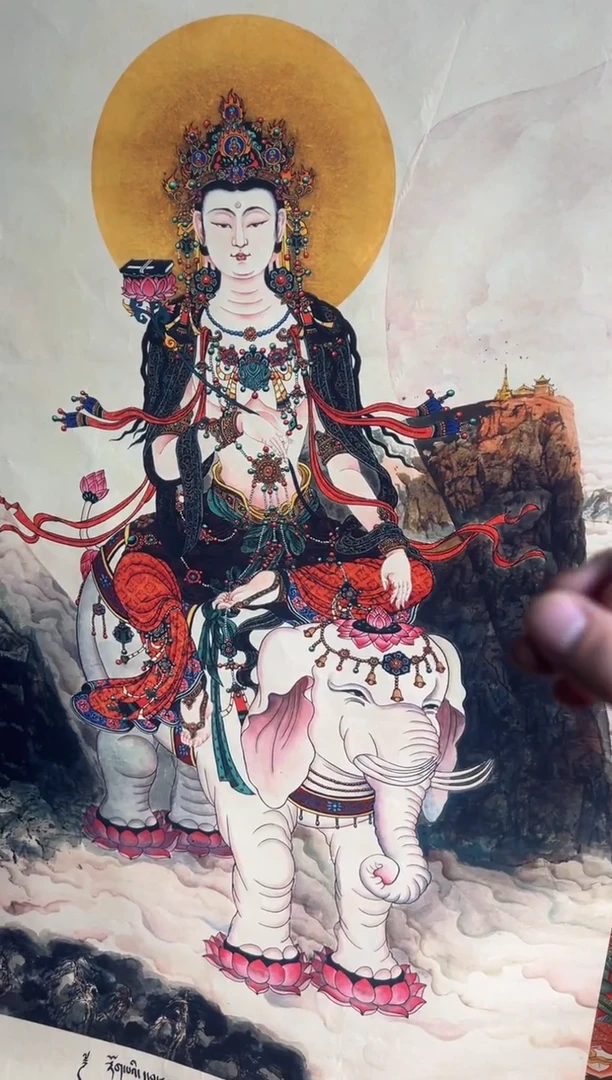 卷轴画卷轴画奥奥的唐卡