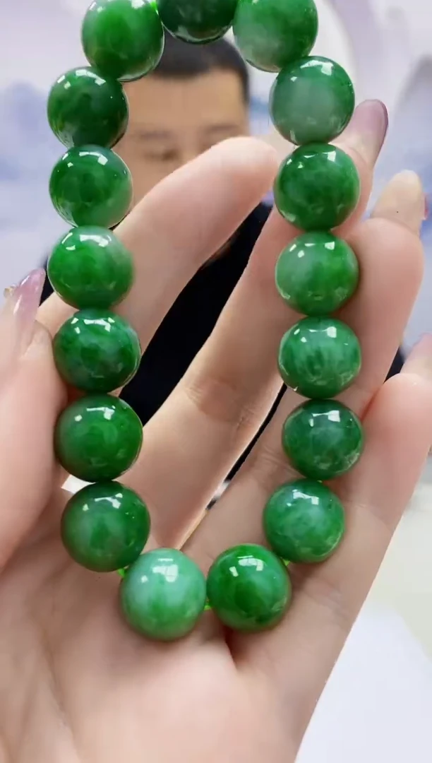 定制翡翠未镶嵌4898jw-毛货手串190