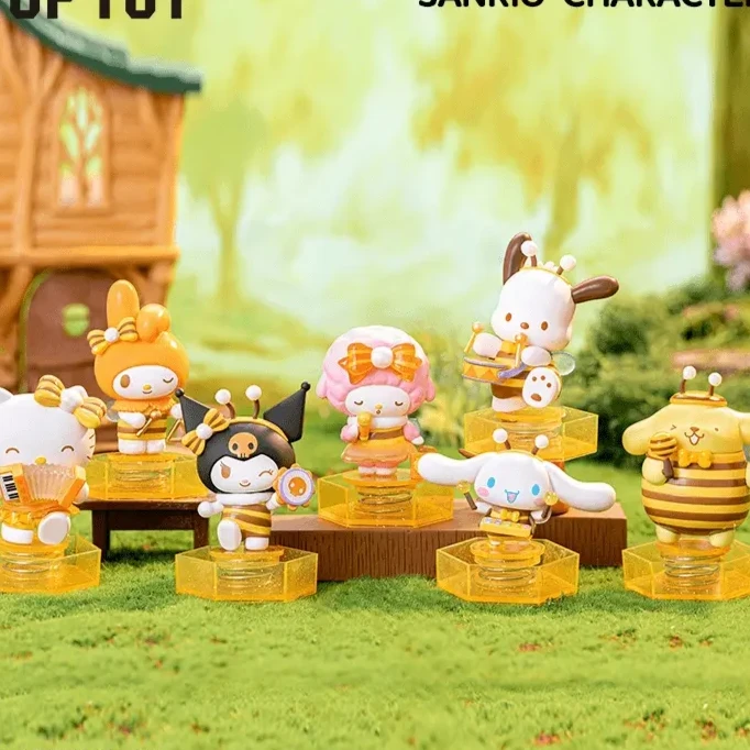 【拆盒】三丽鸥家族小蜜蜂音乐会系列手办潮玩盲盒创意礼物