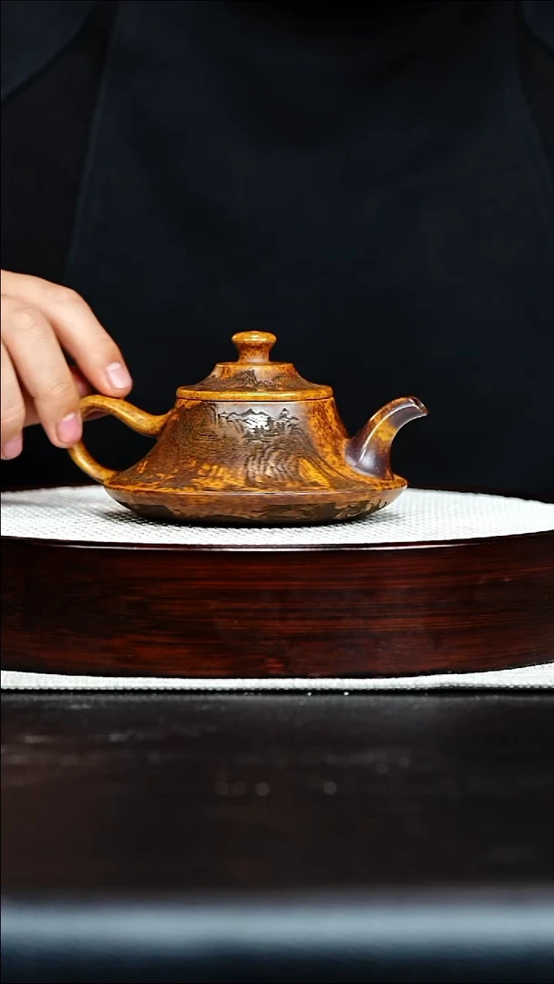 茶壶紫砂宜兴紫砂 云炉 龙骨金砂