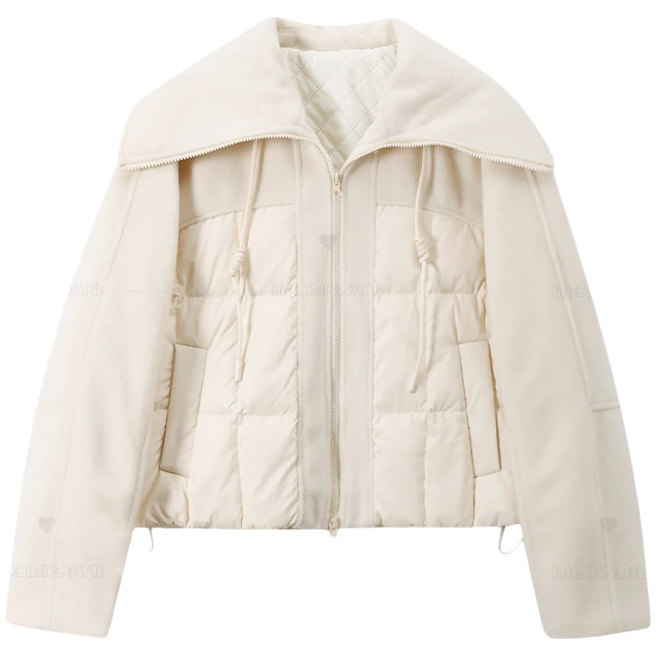 2025新款【四季青小封家轻奢】时尚设计休闲拼接羽绒服8992659