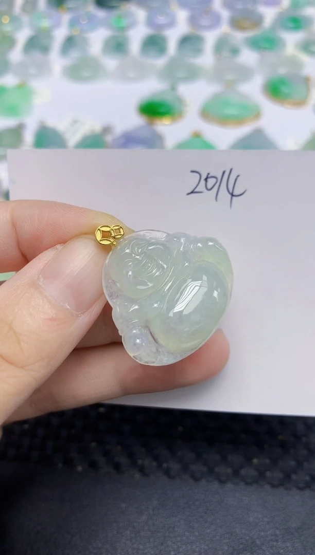 翡翠未镶嵌颈饰天然缅甸翡翠A货